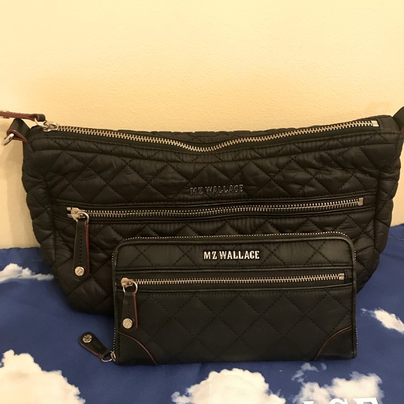 MZ Wallace Crosby Shoulder Bag w/Wallet - Picture 7 of 13